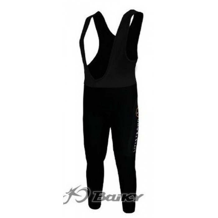 Livestrong Lang Trägerhose Schwarz Weiß LHKF124