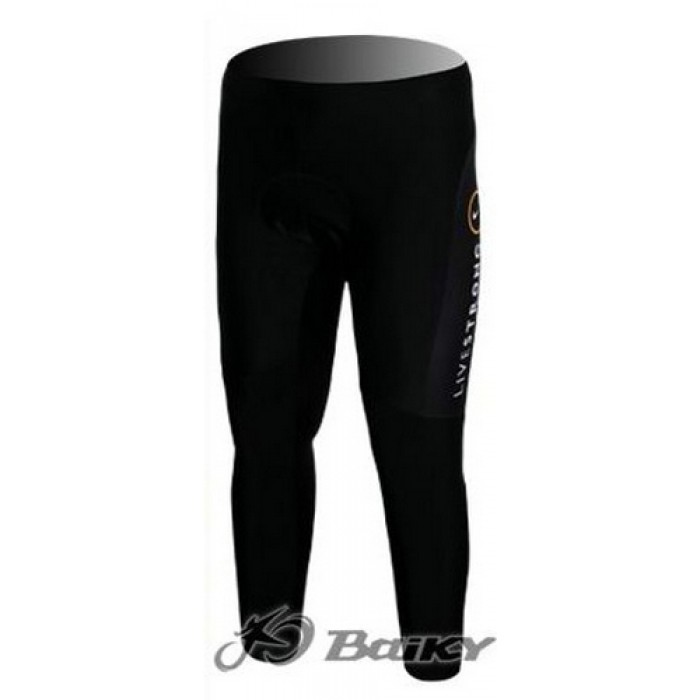 Livestrong Lang Radhose Schwarz Weiß NDBY154