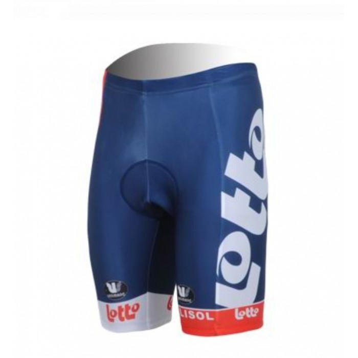 Lotto Belisol Kurz Radhose Blau Weiß 2013 RSQT956