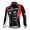 MHW Cube Racing Team Fahrradtrikot Langarm Rot Schwarz FAJB495