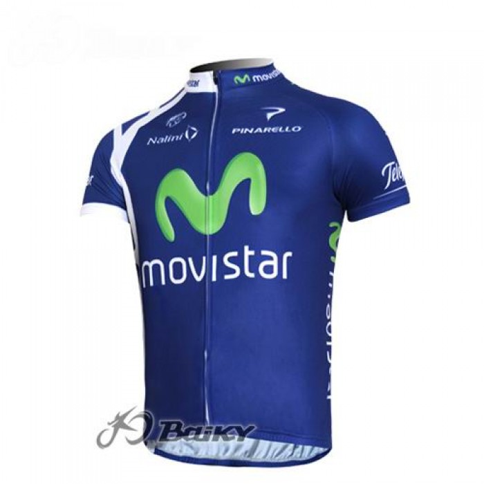 Movistar Team Radtrikot Kurzarm Blau ZLZR191