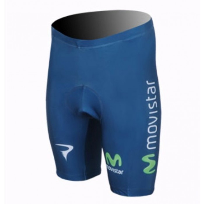 Movistar Team Kurz Radhose Blau 2013 FAWW613