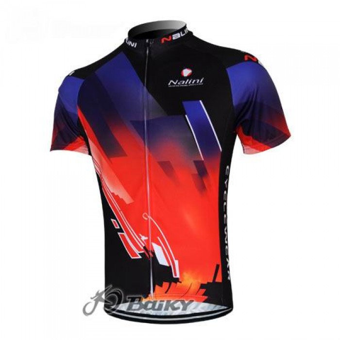 Nalini Pro Team Radtrikot Kurzarm Rot Schwarz YXNT154