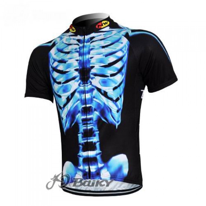 Northwave Pro Team Radtrikot Kurzarm Schwarz Blau ISZT625