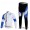 Pinarello Pro Team Lang Trägerhose Weiß Blau HWER717