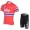 2013 Team Sky Norwegisch Champion Radtrikot Kurzarm und Kurz Radhose Kits Rot Schwarz EXQL273