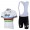 2013 Team Sky UCI Fahrradbekleidung Satz Fahrradtrikot Kurzarm Trikot und Kurz Trägerhose Weiß Schwarz OWYK839