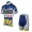 2013 Vacansoleil-DCM Pro Team Radtrikot Kurzarm und Kurz Radhose Kits Blau PXDY595