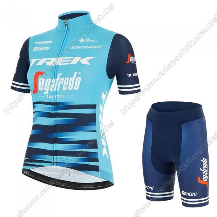 Profiteams Trek Segafredo 2021 Damen Fahrradbekleidung Satz Radtrikot Kurzarm+Radhose QSUXC