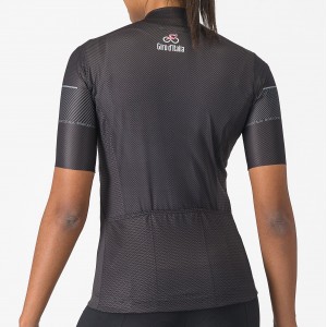 Bekleidung Damen Schwarzes Trikot Damen Giro d'Italia 2024 Competizione