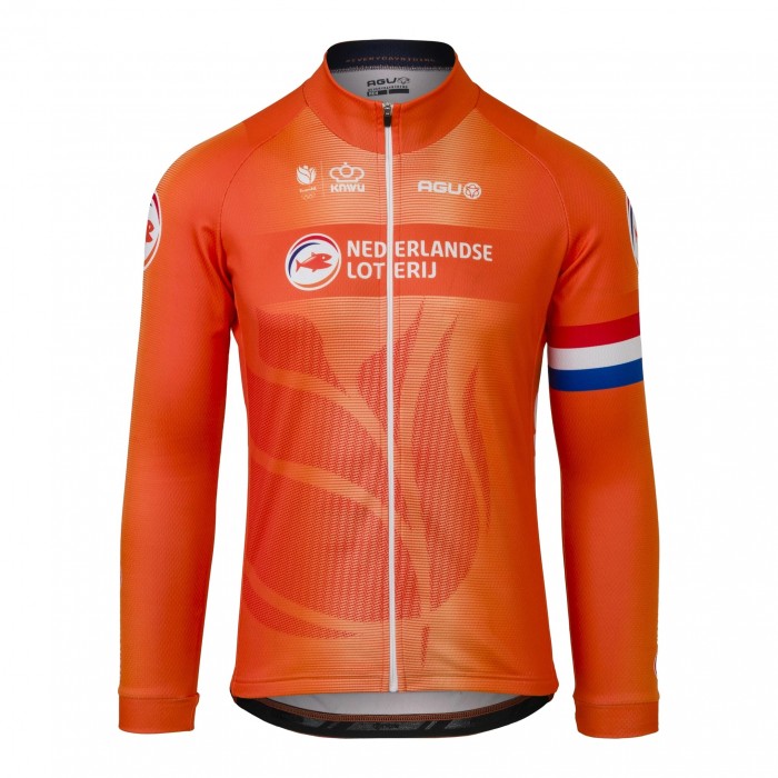 Bekleidung Herren Hollandisch Nationalen Agu langarmtrikot 2024