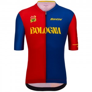 Bekleidung Herren Santini Tour de France 2024 trikot-Bologna