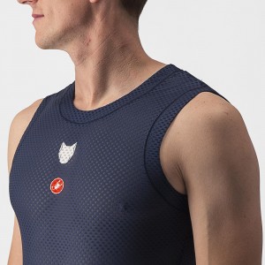 Bekleidung Herren Castelli Soudal Quick-Step 2024 Pro Mesh armellose trikot