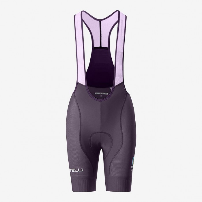 Bekleidung Damen Maratona Dles Dolomites-Enel 2024 frau kurz tragerhose