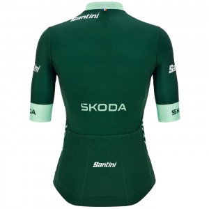 Bekleidung Damen Tour de France 2024 Fan Line Grun frau trikot