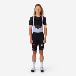 Bekleidung Damen Damen-Trägerhosen Rapha EF Education EasyPost Pro Team 2024