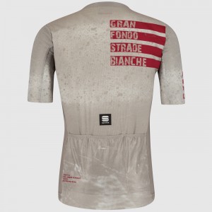 Bekleidung Damen Strade Bianche 2024 frau trikot
