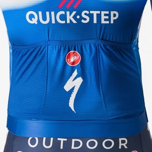 Bekleidung Herren Castelli Soudal Quick-Step 2024 Aero Race 7.0 trikot