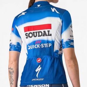Bekleidung Damen Castelli Soudal Quick-Step 2024 Competizione 3 frau trikot