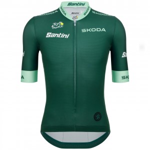 Bekleidung Herren Tour de France 2024 Grun trikot