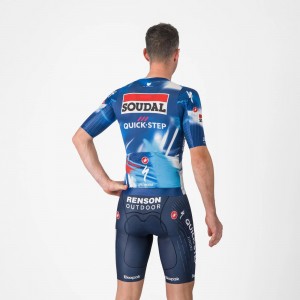 Bekleidung Herren Castelli Soudal Quick-Step 2025 Free Aero Race S tragerhose