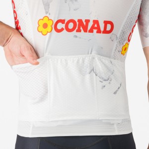 Bekleidung Herren Weiße Trikot Giro d'Italia 2025 Competizione 3