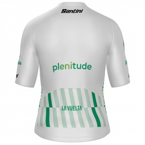 Bekleidung Herren Santini Weiss Vuelta Espana 2025 trikot