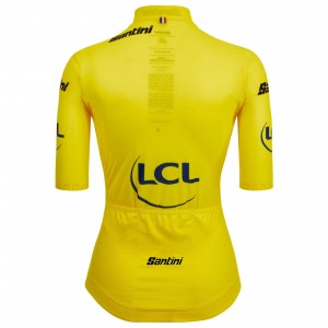 Bekleidung Damen Gelbes Trikot frau Tour de France 2025 Fan Line