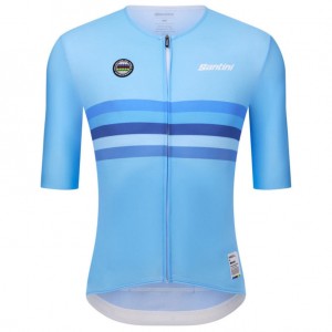 Bekleidung Herren Santini UCI Weltmeister trikot 2025-Belgien