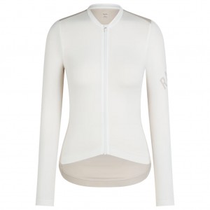 Bekleidung Damen Rapha Pro Team Lightweight frau langarmtrikot-Weiss