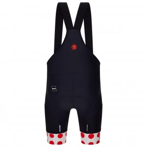 Bekleidung Herren Santini Pois Tour de France tragerhose 2025