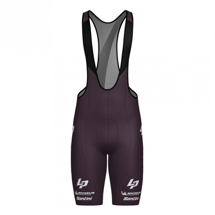 Bekleidung Herren Team Lapierre 2025 Santini tragerhose-Bordeaux