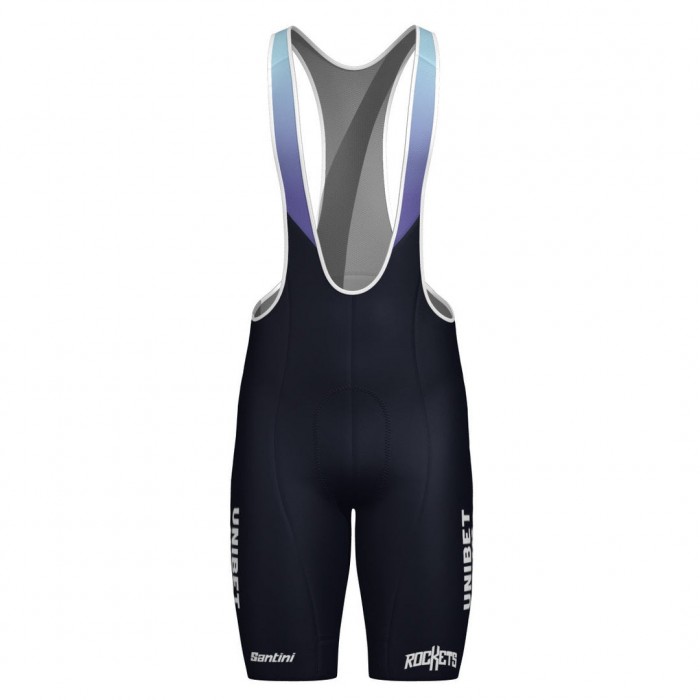 Bekleidung Herren Team Unibet Rockets 2025 Santini tragerhose-Blau