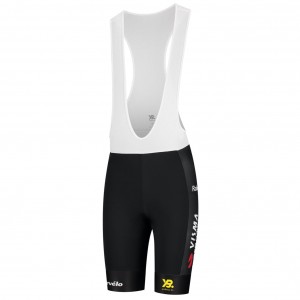 Bekleidung Damen Team Visma Lease a bike 2025 Der Schwarm frau tragerhose-Tdf