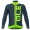 2016 ALE GRAPHICS PRR ARCOBALENO Radtrikot Langarm-BLAU Grün PTLM423