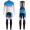 2016 Bontrager Trek Specter Cru Weiß-Blau Fahrradbekleidung Satz Radtrikot Langarm+Lang Trägerhose WBII977