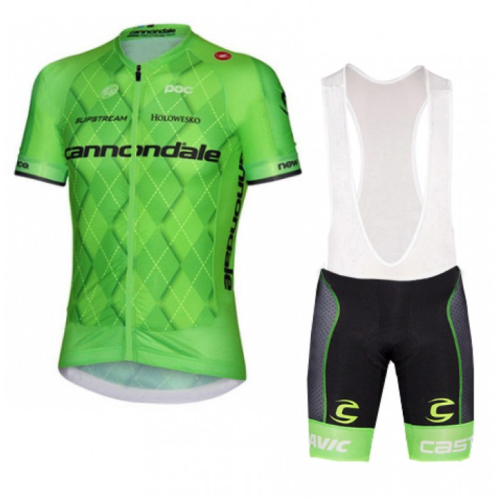 2016 Cannondale Fahrradbekleidung Satz Fahrradtrikot Kurzarm Trikot und Kurz Trägerhose 02 MNHH168