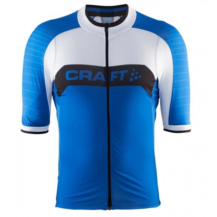 2016 CRAFT Gran Fondo Radtrikot Kurzarm blau Weiß MKKB520