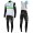 2016 Team Dimension Date Weiß thermisch Fahrradbekleidung Satz Radtrikot Langarm+Lang Trägerhose ABPB638
