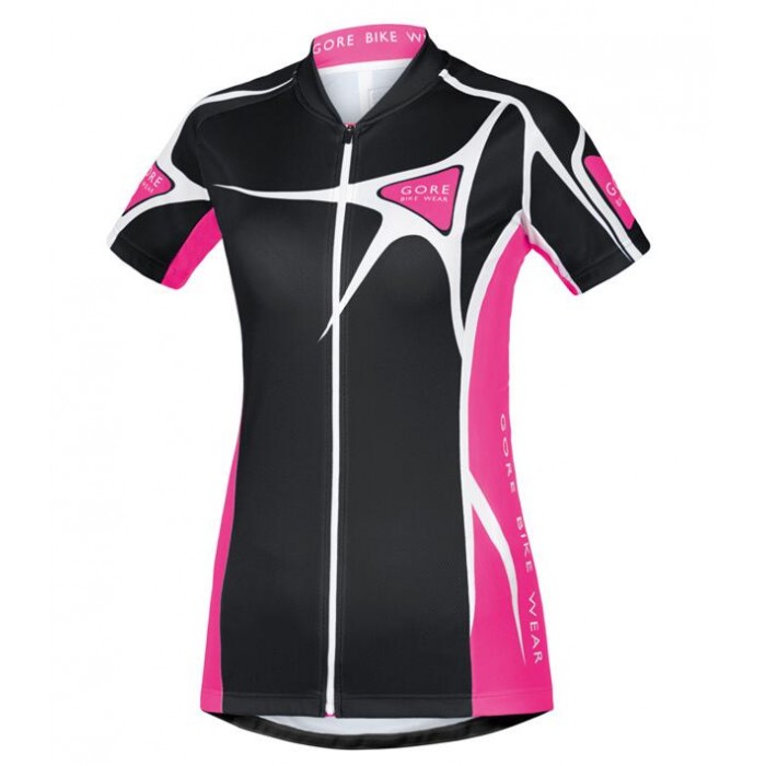 2016 GORE Radtrikot Kurzarm Damen Element Adrenaline 2.0 schwarz rose Fuchsie OFNS691