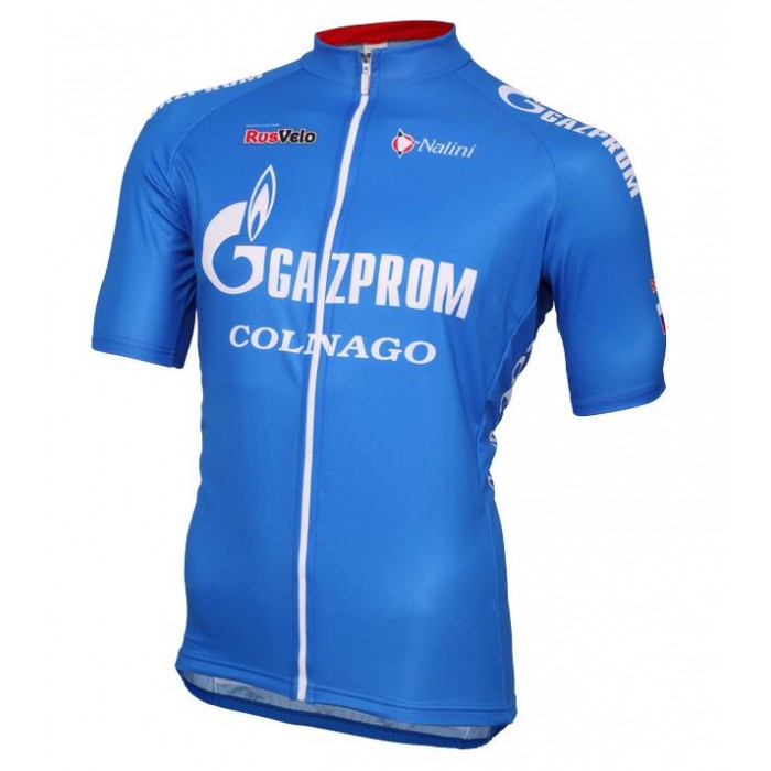 2016 Nalini Gazprom-Rusvelo Colnago Fahrradbekleidung Kurzarm Radtrikot OGPT135