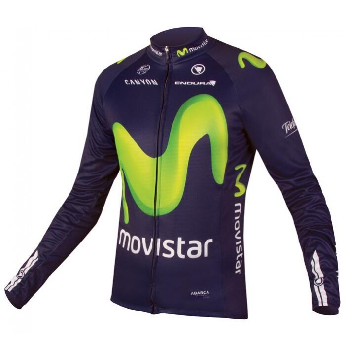 2016 Movistar Fahrradtrikot Langarm TJDV843