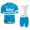 2016 SKY Blau Fahrradbekleidung Satz Fahrradtrikot Kurzarm Trikot und Kurz Trägerhose CPFE983