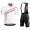 2016 Specialized SL Expert blanc Fahrradbekleidung Satz Fahrradtrikot Kurzarm Trikot und Kurz Trägerhose CTTH510