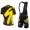 2016 Specialized Comp Racing Ss jaune Fahrradbekleidung Satz Fahrradtrikot Kurzarm Trikot und Kurz Trägerhose EYPV639