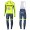 2016 Tinkoff Race Team Fahrradbekleidung Satz Radtrikot Langarm+Lang Trägerhose AMDR632