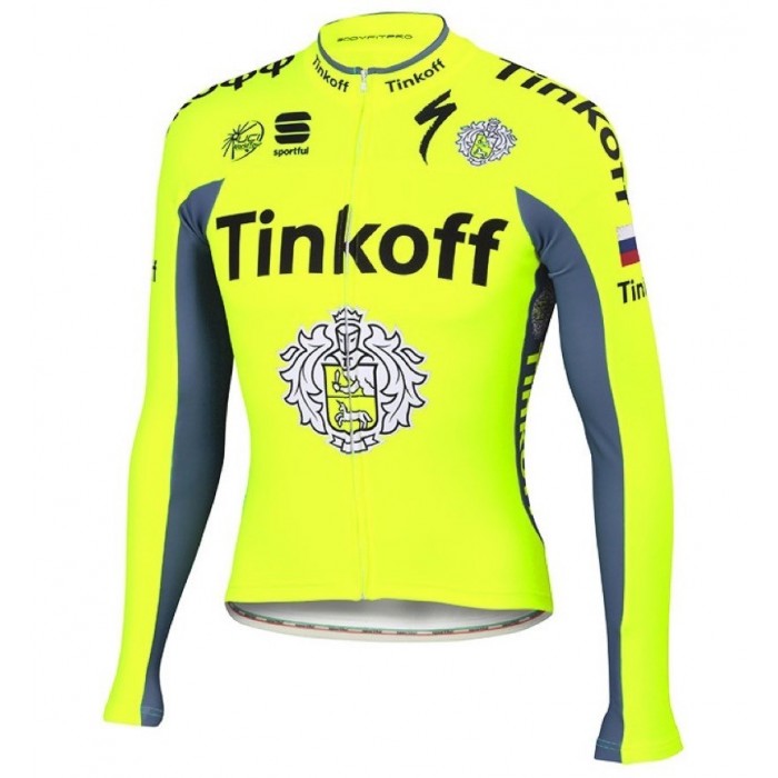 2016 Tinkoff Race Team Radtrikot Langarm FDFU327