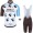 2017 AG2R La Mondiale Weiß Fahrradbekleidung Satz Radtrikot Kurzarm+Kurz Trägerhose 927MLRT