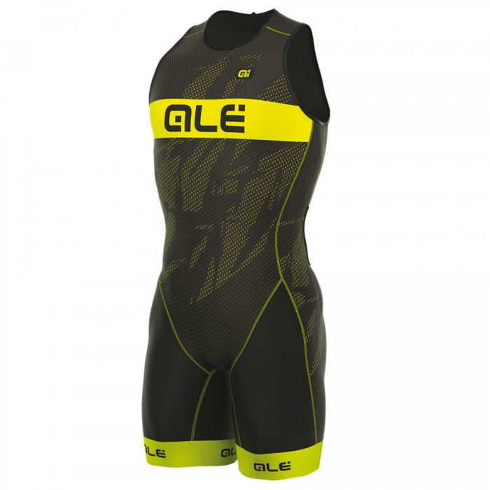 2017 Body Ale Tri Record Zip Back-Gelb Fluo 170QEGF