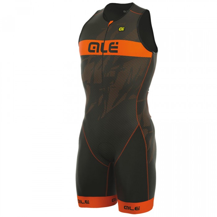 2017 Body Ale Tri Record Zip Front-Orange Fluo 256AEFA